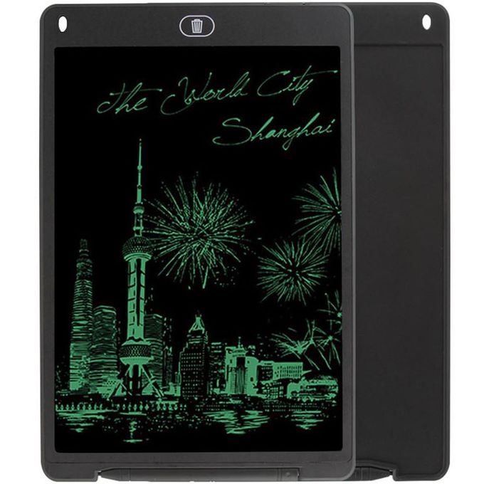 12 Inch Large LCD Writing Tablet-Electronic Writing Board Doodle Board Drawing Board LCD Writing Tablet,12 Inch Electronic Writing Drawing Colorful Screen Doodle Board Black